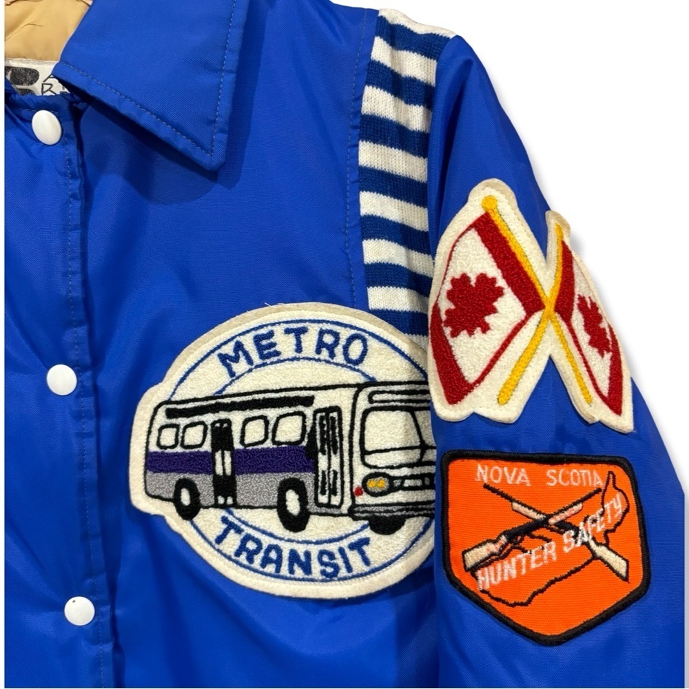 Vintage 1960s / 1970s Halifax Metro Transit Jacket With Patches - Picture 3 of 6